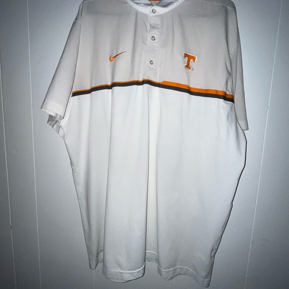 NIKE dri-fit University of Tennessee Vols White Polo size XXL - Picture 9 of 16